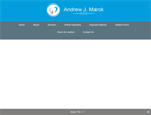 Tablet Screenshot of drmarck.com